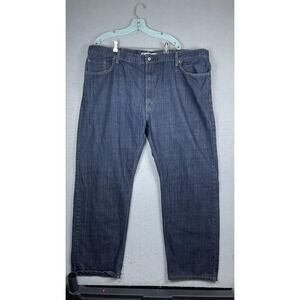 Levis 559 Jeans Mens 47x30‎ Blue Dark Wash Relaxed Straight Denim Pants